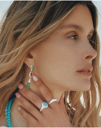 THOMAS SABO - THOMAS SABO Elyndra Earrings with Multicolored Stones