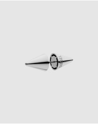 Diesel - Diesel Font Silver tone Earring