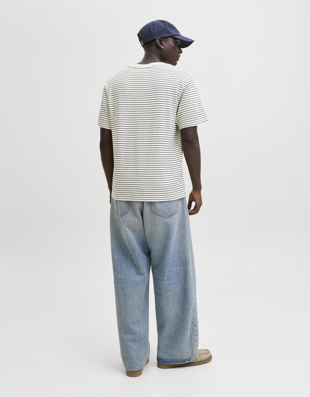 Jack & Jones - JJEDover Striped Tee SS Crew Neck SN