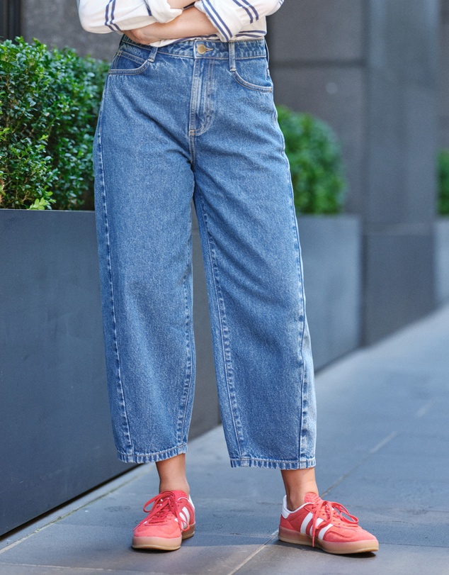 Ceres Life - Maggie Tapered Barrel Jean