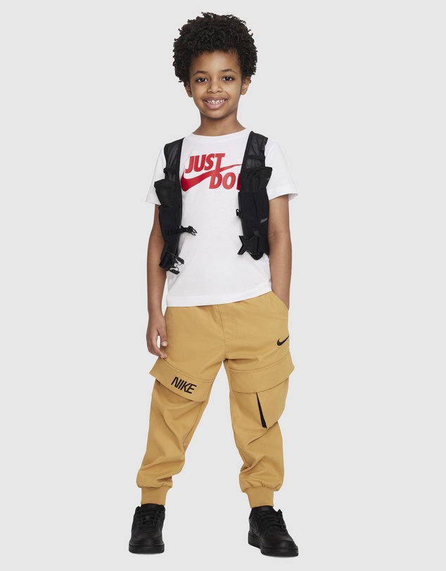 Nike - Split Swoosh Logo Tee - Kids