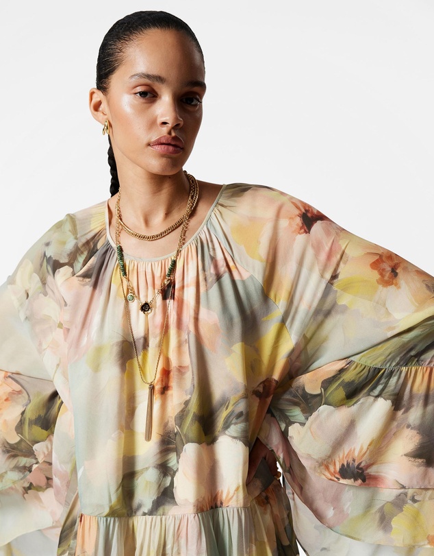 & Other Stories - Flounced Maxi Dress