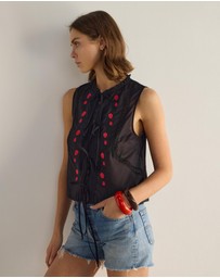 Auguste The Label - Bellamy Embroidered Blouse