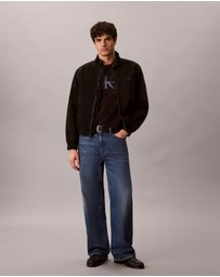 Calvin Klein Jeans - Acid Wash Monologo Graphic Relaxed T-Shirt