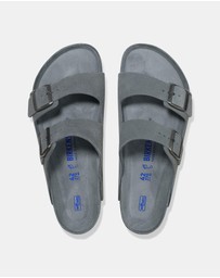 Birkenstock - Arizona SFB Tonal Footbed Suede Leather Narrow - Unisex
