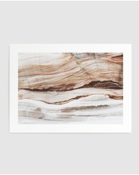 Olive et Oriel - Bronte Rocks Art Print