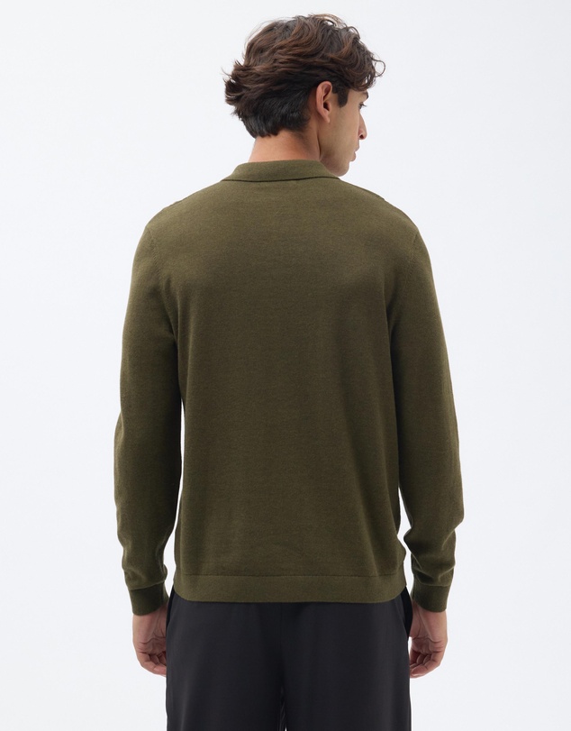 AERE - Silk Blend Textured Knit Shirt