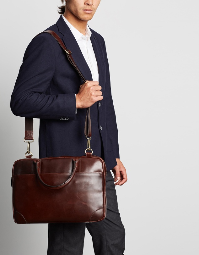 Staple Superior - Harry Leather Briefcase