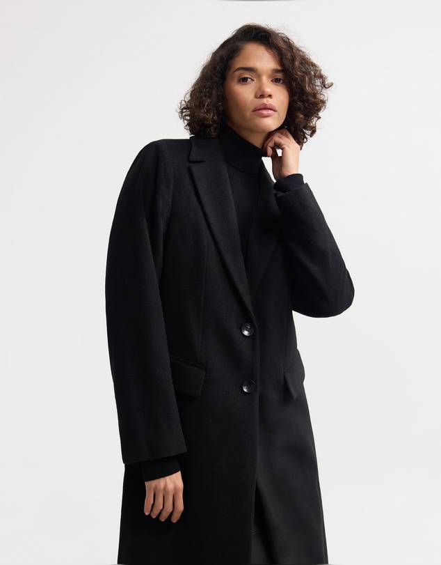 Oxford - Ruby Wool Rich Tailored Overcoat