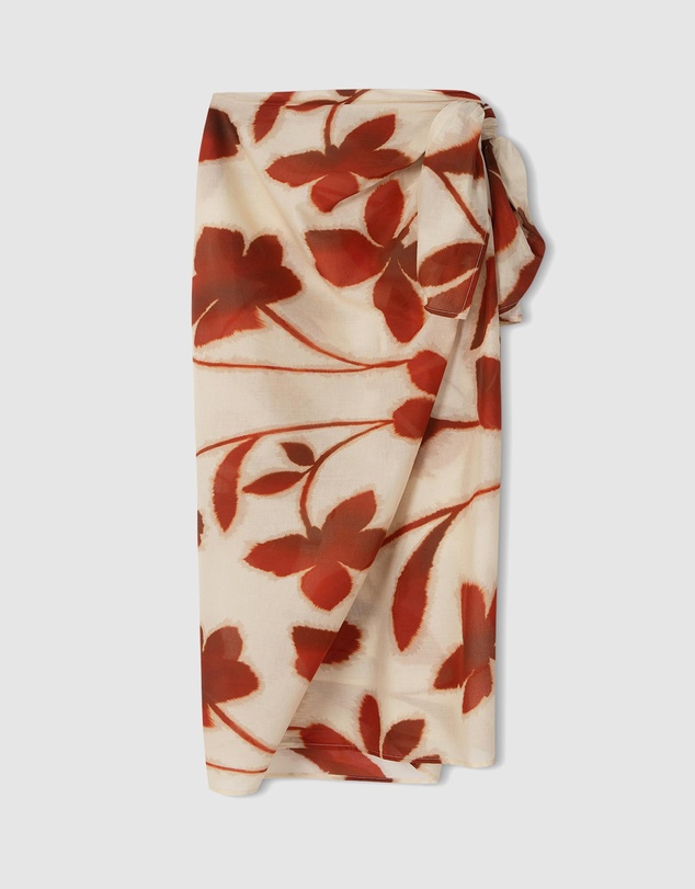 Zulu & Zephyr - Ruby Floral Cotton Sarong