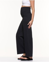 Soon Maternity - Wide Leg Overbelly Leggings