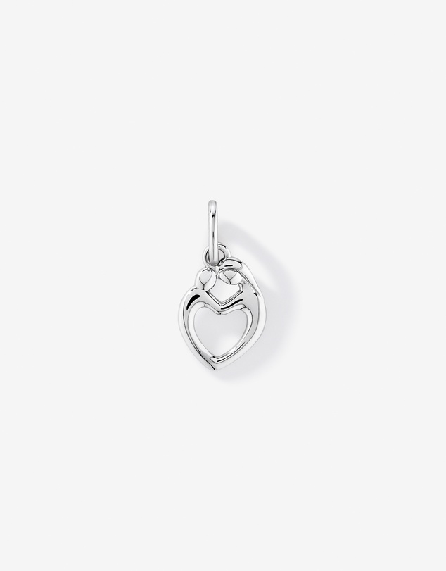 Michael Hill - Mother and Child Heart Pendant in Sterling Silver