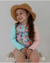 WITH LOVE FOR KIDS - Frills Long Sleeve Swimmers - Babies - Kids