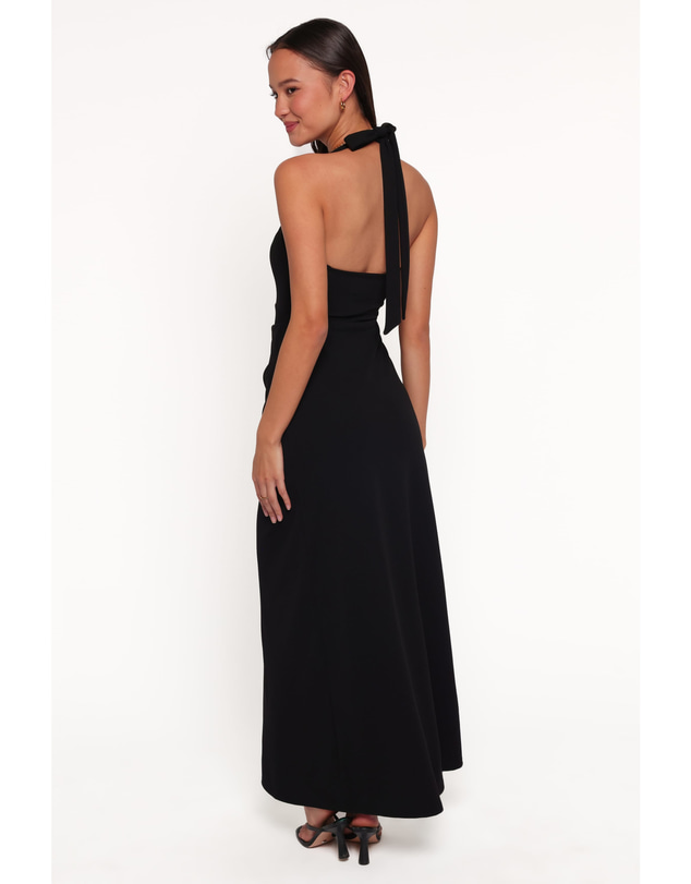 Petal & Pup - Femina Halterneck Maxi Dress - Black