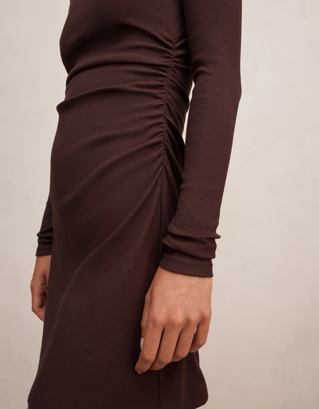 Forever New - Ash Long Sleeves Ribbed Mini Dress