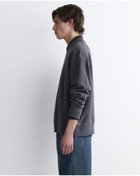 COS - Relaxed Washed-Cotton Sweatshirt
