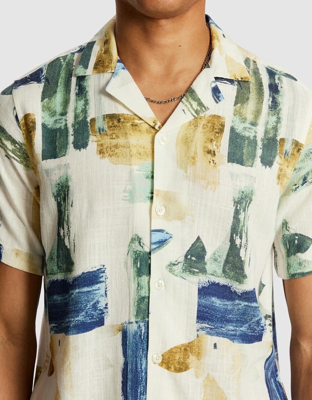 yd. - Eden Linen Blend Shirt
