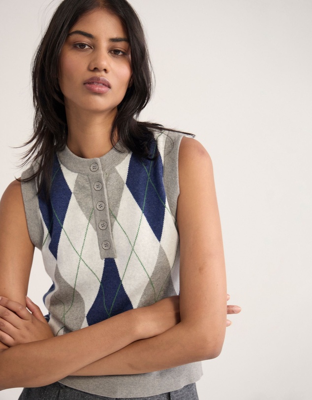 Oxford - Carina Argyle Vest