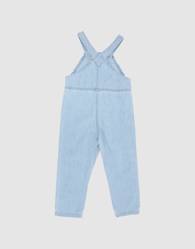 Fox & Finch - Botanica Embroidered Overalls 3-5 Yrs