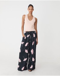 Forcast - Felicia Satin Elastic Pants