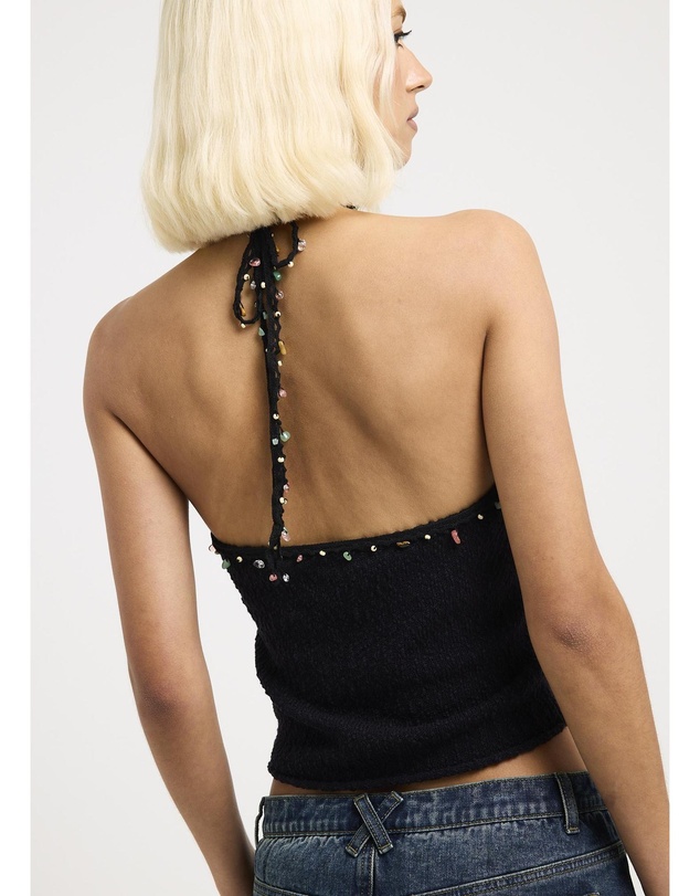 Neon Hart - Berta Beaded Knit Top