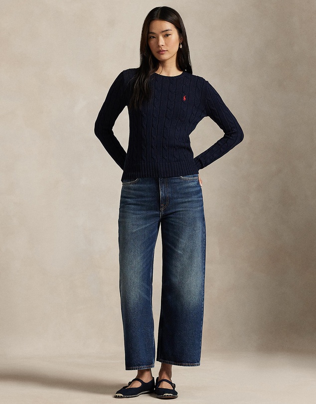 Polo Ralph Lauren - Cable-Knit Cotton Crewneck Sweater