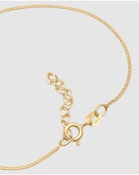 Elli Jewelry - Bracelet Crystal Heart 925 Sterling Silver Gold-Plated