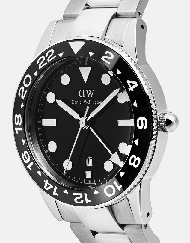 Daniel Wellington - Iconic GMT Link 40mm Ceramic Bezel