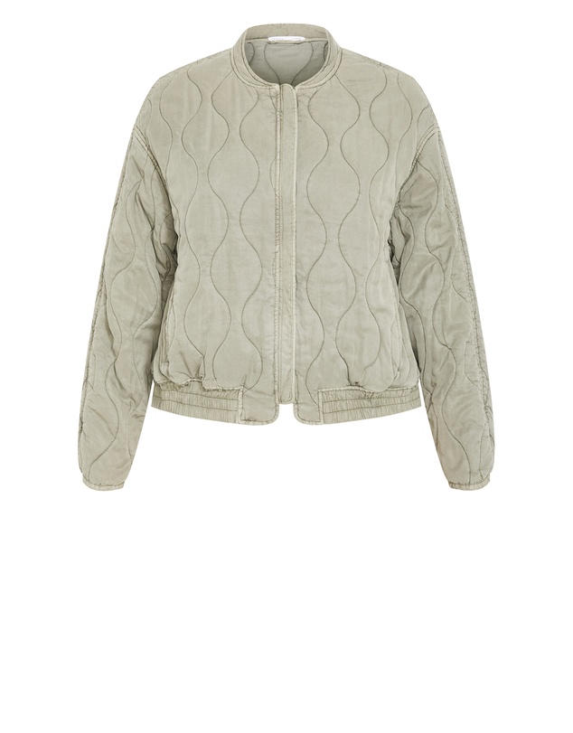 City Chic - Plus size Baylee Puffer Jacket - khaki