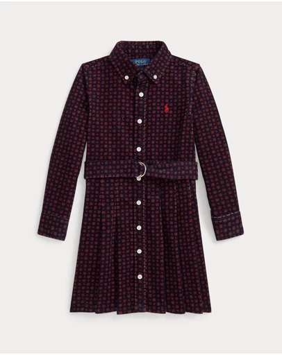 Polo Ralph Lauren - Belted Corduroy Shirtdress - ICONIC EXCLUISVE - Kids