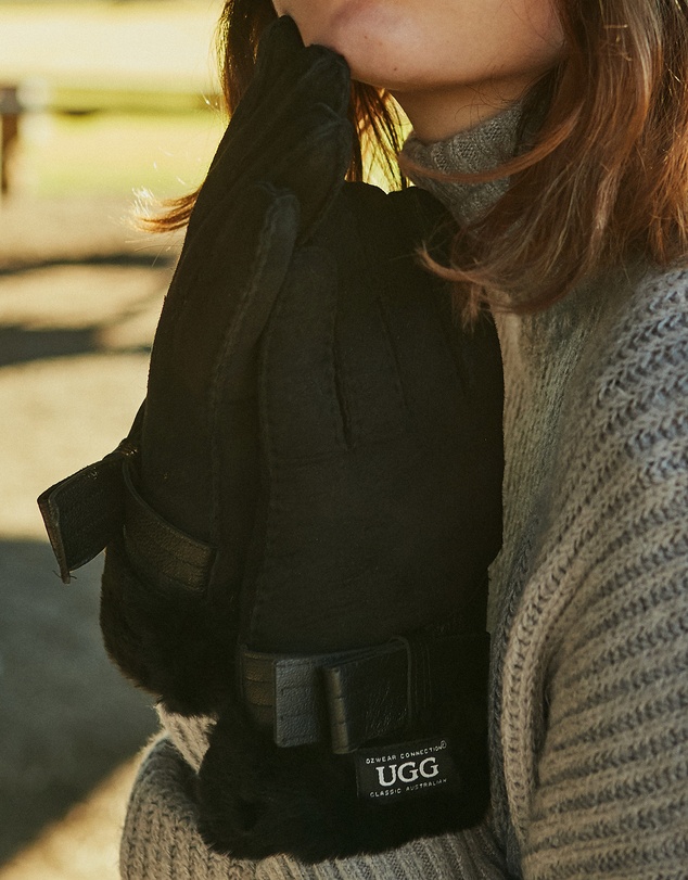 Ozwear Connection Uggs - Ugg Sheepskin Ribbon Glove
