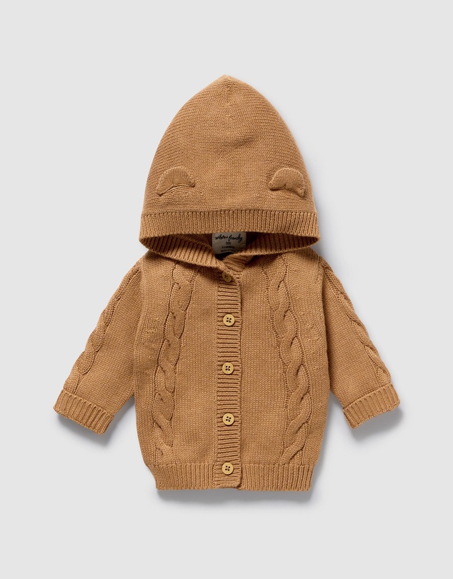 Wilson & Frenchy - Organic Knitted Cable Jacket - Babies