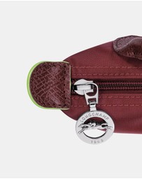 Longchamp - Le Pliage Green Pouch With Handle