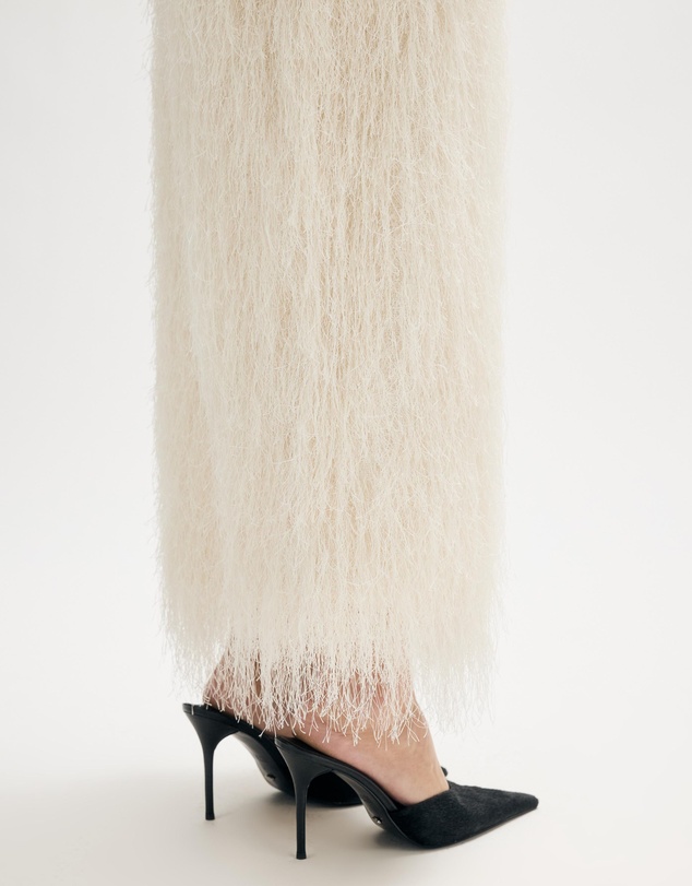 Minima Esenciales - Aila Textured Maxi Skirt