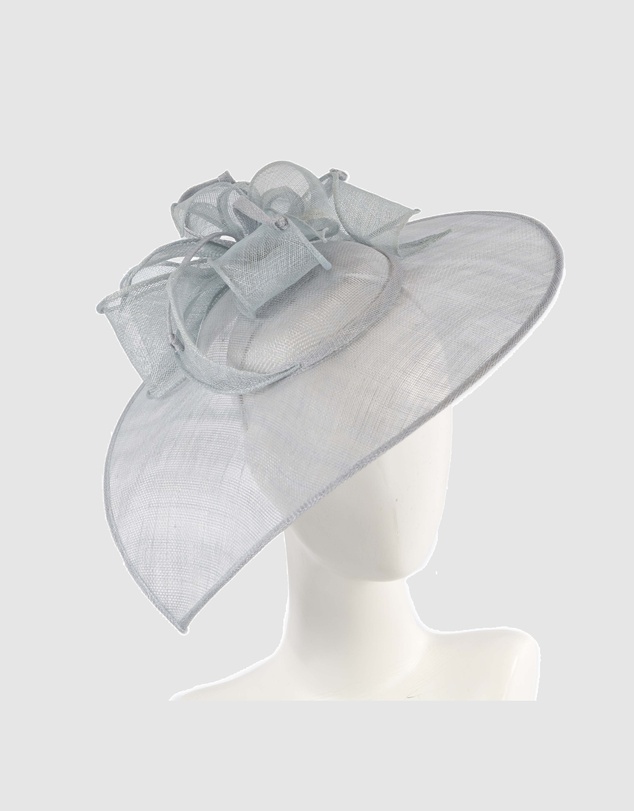 Max Alexander - Large Blue Sinamay Fascinator Hat