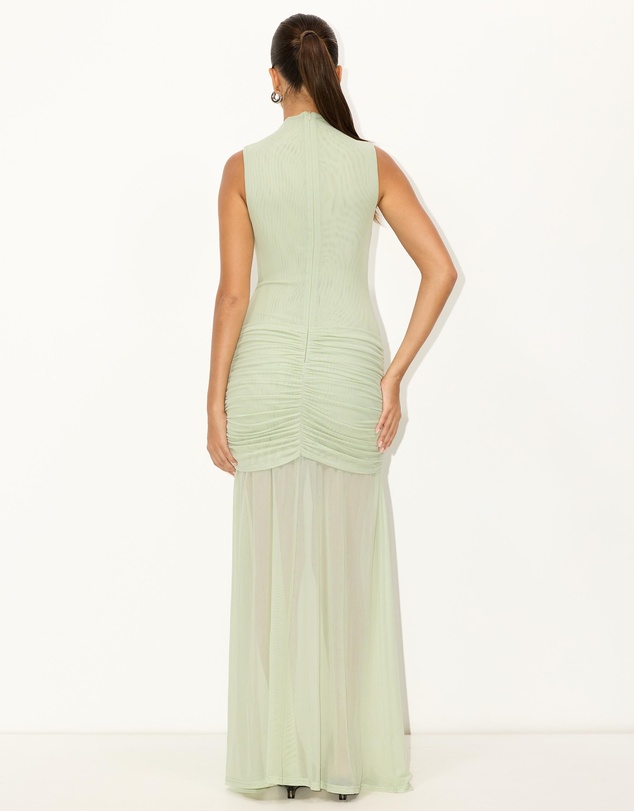 Dazie - Faye Mesh Maxi Dress