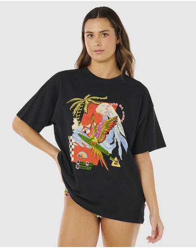 Rip Curl - Rip Curl x Farm Rio  Wave Crest Heritage Tee