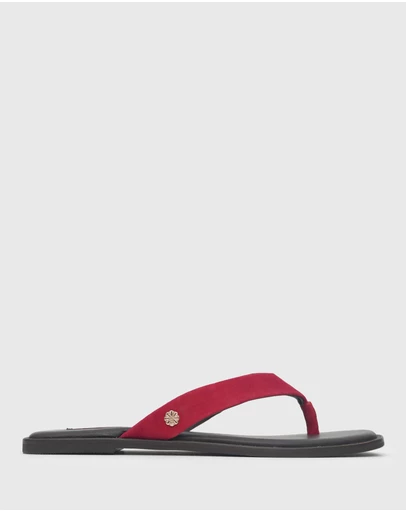 Betts - Sophia Leather Thong Sandals