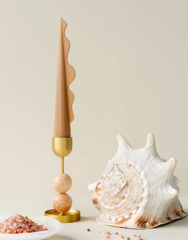 Black Blaze - Seaweed Pillar Candle