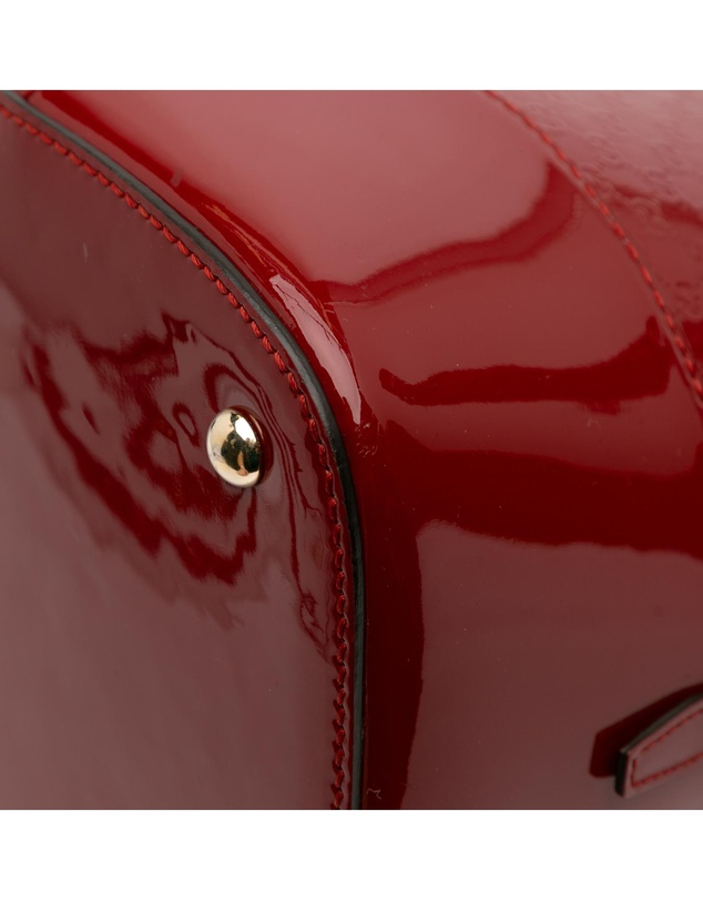 Pre-Loved by Azura Reborn - Pre-Loved Large Microguccissima Patent Nice Dome Top Handle Bag