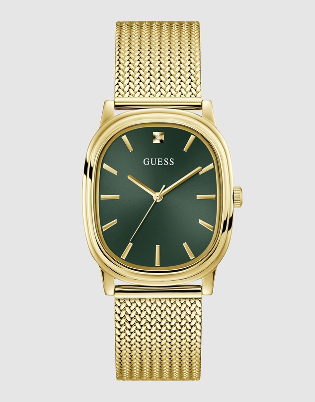 GUESS - GUESS Mens Gold-Tone Analogue Watch