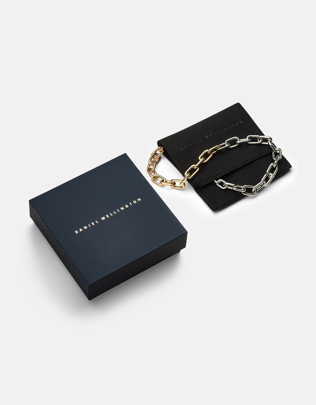 Daniel Wellington - Contrast Link Necklace Two Tone