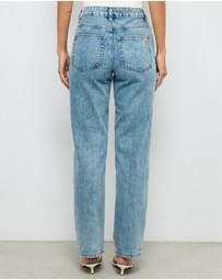 AERE - Mid Rise Slim Leg Jeans