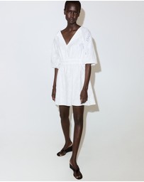 M.N.G - Embroidered Short Dress