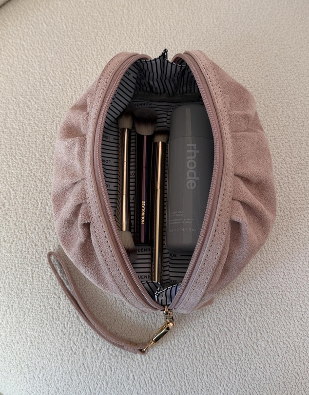 Louenhide - Sarski Suedette Makeup Bag