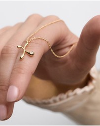 PDPAOLA - Initial 2026 X Pendant Necklace