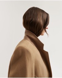 Country Road - Textured Double-breasted Blazer