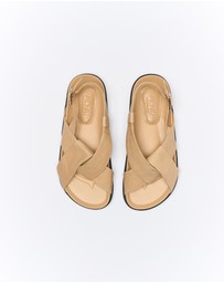 Walnut Melbourne - Mya Leather Sandal