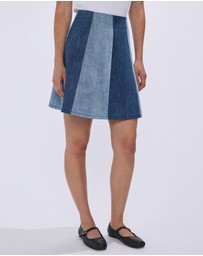 Marcs - Tui Two Tone Denim Skirt