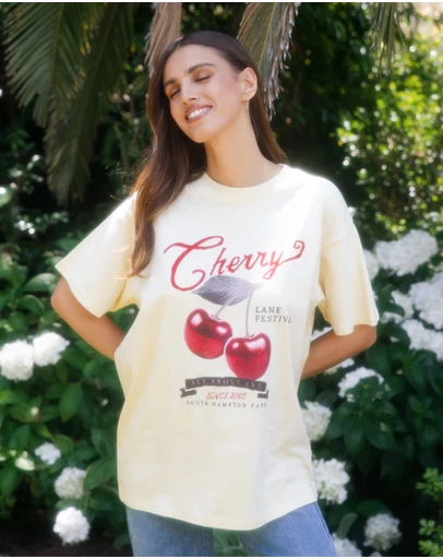 All About Eve - Pippa Relaxed Tee Yellow